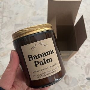 Shy Wolf ‘Banana Palm’ 8oz Candle w Box
